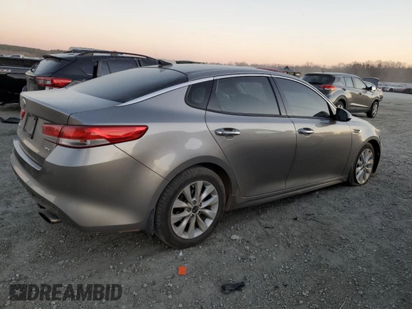 2017 Kia Optima EX with VIN 5XXGU4L3XHG174538, listed as a Copart auction lot 47754885 with 117,952 mi miles and Salvage Title. Bid and sale history available at carsss.com. Image 3.