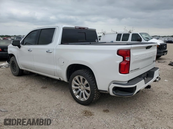 2019 Chevrolet Silverado 1500 High Country with VIN 1GCUYHED7KZ123569, listed as a Copart auction lot 51832765 with 116,614 mi miles and Salvage Title. Bid and sale history available at carsss.com. Image 2.