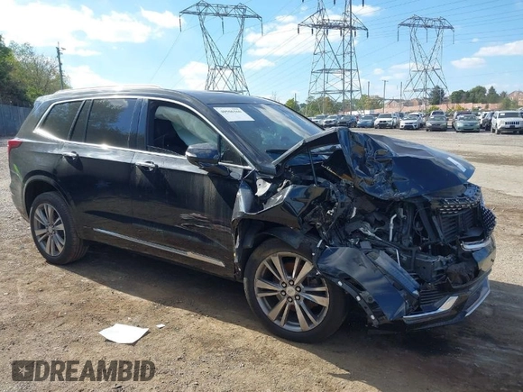 2020 Cadillac XT6 AWD Premium Luxury with VIN 1GYKPDRS0LZ101498, listed as a IAAI auction lot 40506360 with 46,920 mi miles and . Bid and sale history available at DreamBid. Image 1.