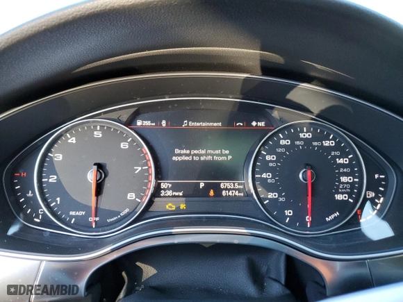 2018 Audi A7 Premium Plus with VIN WAUW3AFC3JN090173, listed as a Copart auction lot 40884873 with 61,474 mi miles. Bid and sale history available at carsss.com. Image 9.