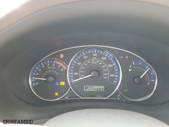 2010 Subaru Forester 2.5X with VIN JF2SH6AC0AH729858, listed as a Copart auction lot 50415515 with 174,880 mi miles and Salvage Title. Bid and sale history available at carsss.com. Image 9.