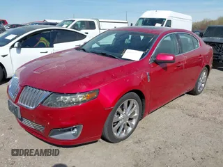 2010 Lincoln MKS w/EcoBoost with VIN 1LNHL9FT2AG615752, listed as a IAAI auction lot 41897880 with 131,061 mi miles. Bid and sale history available at carsss.com. Image 2.
