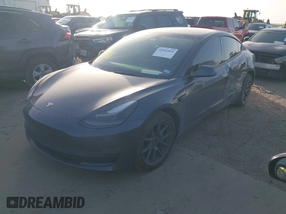 2022 Tesla Model 3 Long Range with VIN 5YJ3E1EB3NF264532, listed as a IAAI auction lot 41842044 with 42,280 mi miles and . Bid and sale history available at DreamBid. Image 16.