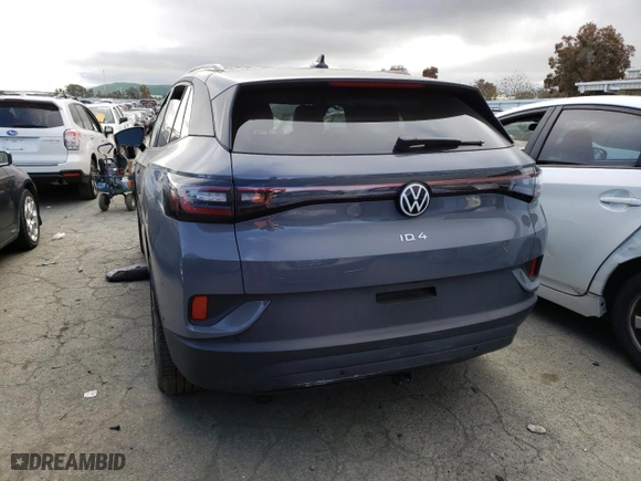 2023 Volkswagen ID.4 Pro S with VIN 1V2GNPE83PC006423, listed as a Copart auction lot 48009843 with 3,755 mi miles. Bid and sale history available at carsss.com. Image 6.