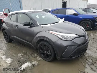 2022 Toyota C-HR XLE with VIN JTNKHMBX3N1134968, listed as a Copart auction lot 44990215 with 44,264 mi miles and Salvage Title. Bid and sale history available at carsss.com. Image 4.
