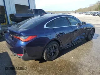 2023 BMW i4 eDrive40 with VIN WBY73AW0XPFP94563, listed as a Copart auction lot 44131364 with 5,089 mi miles. Bid and sale history available at carsss.com. Image 3.