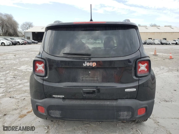 2018 Jeep Renegade Altitude with VIN ZACCJABB8JPJ22323, listed as a Copart auction lot 47494955 with 77,220 mi miles and Salvage Title. Bid and sale history available at carsss.com. Image 6.