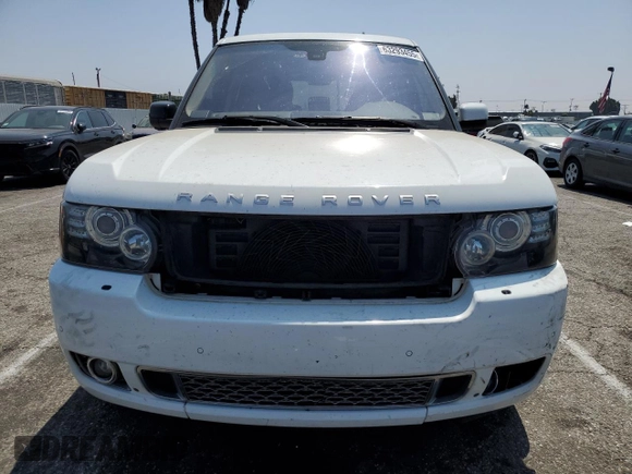 2012 Land Rover Range Rover SC Autobiography with VIN SALMP1E48CA384650, listed as a Copart auction lot 63293455 with 152,666 mi miles and Salvage title. Bid and sale history available at DreamBid. Image 5.