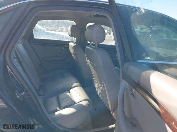 2003 Audi A4 3.0L with VIN WAULT68E63A325173, listed as a IAAI auction lot 41356221 with 172,761 mi miles. Bid and sale history available at carsss.com. Image 8.