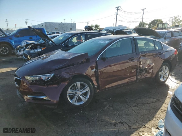 2018 Buick Regal Sportback Preferred with VIN W04GL6SX8J1049312, listed as a Copart auction lot 73327664 with 33,212 mi miles and Salvage Title. Bid and sale history available at carsss.com. Image 1.