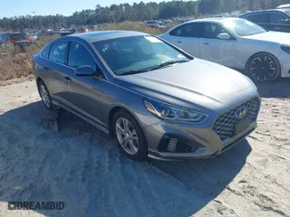 2019 Hyundai Sonata Sport with VIN 5NPE34AF9KH795658, listed as a IAAI auction lot 41408968 with 66,501 mi miles. Bid and sale history available at carsss.com. Image 1.