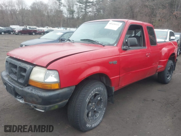 1998 Ford Ranger XL with VIN 1FTZR15U8WTA23662, listed as a IAAI auction lot 41428531 with 182,009 mi miles. Bid and sale history available at carsss.com. Image 2.