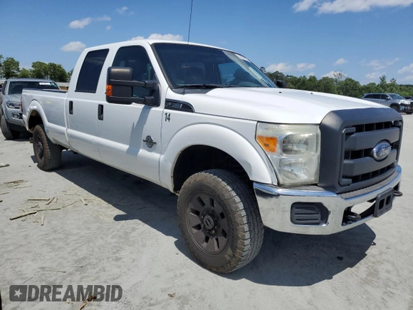 2012 Ford F-250 XL with VIN 1FT7W2BT6CEC93362, listed as a Copart auction lot 58203935 with 266,160 mi miles and Salvage title. Bid and sale history available at DreamBid. Image 4.