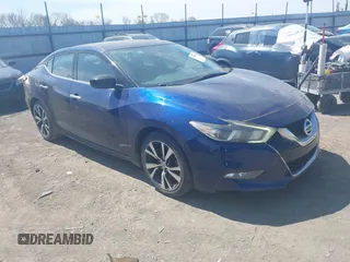 2016 Nissan Maxima SV with VIN 1N4AA6AP3GC386959, listed as a IAAI auction lot 41886544 with 155,362 mi miles and . Bid and sale history available at DreamBid. Image 1.