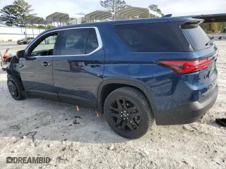 2022 Chevrolet Traverse LS with VIN 1GNERFKWXNJ177356, listed as a Copart auction lot 85114304 with 52,044 mi miles and Salvage Title. Bid and sale history available at carsss.com. Image 2.