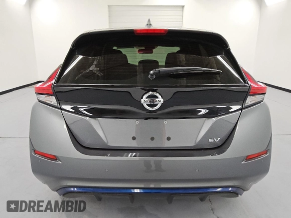 2021 Nissan LEAF SV with VIN 1N4AZ1CV8MC551908, listed as a Copart auction lot 55106875 with 22,880 mi miles and Clean title. Bid and sale history available at DreamBid. Image 6.