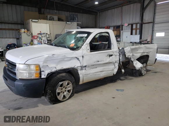 2011 Chevrolet Silverado 1500 Work Truck with VIN 1GCNCPEX7BZ377578, listed as a Copart auction lot 50426815 with Not Provided miles and Non Repairable. Bid and sale history available at DreamBid. Image 1.