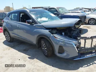 2023 Nissan Kicks SV with VIN 3N1CP5CV0PL545306, listed as a IAAI auction lot 42403099 with 32,916 mi miles and . Bid and sale history available at DreamBid. Image 1.