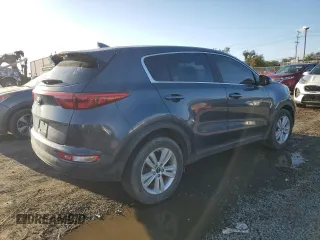 2017 Kia Sportage LX with VIN KNDPM3AC2H7165760, listed as a Copart auction lot 48180215 with 80,238 mi miles and Salvage Title. Bid and sale history available at carsss.com. Image 3.