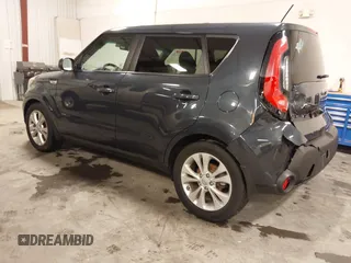 2015 Kia Soul + with VIN KNDJP3A54F7187352, listed as a IAAI auction lot 41864190 with 97,172 mi miles. Bid and sale history available at carsss.com. Image 3.