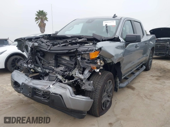 2024 Chevrolet Silverado 1500 Custom with VIN 3GCPABEK7RG311970, listed as a IAAI auction lot 42024754 with 7,976 mi miles and . Bid and sale history available at DreamBid. Image 2.