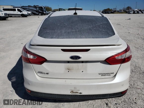 2014 Ford Focus Titanium with VIN 1FADP3J20EL122447, listed as a Copart auction lot 75774344 with 188,413 mi miles and Salvage Title. Bid and sale history available at carsss.com. Image 6.