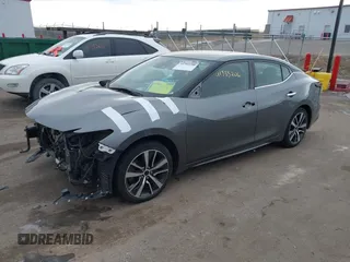2020 Nissan Maxima SV with VIN 1N4AA6CV9LC370805, listed as a IAAI auction lot 41383206 with 95,539 mi miles. Bid and sale history available at carsss.com. Image 18.