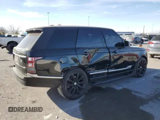 2015 Land Rover Range Rover Supercharged with VIN SALGS2TF7FA198012, listed as a Copart auction lot 86161024 with 71,203 mi miles and Salvage title. Bid and sale history available at DreamBid. Image 3.