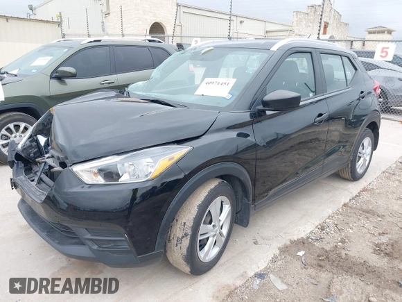 2019 Nissan Kicks SV with VIN 3N1CP5CU8KL533193, listed as a IAAI auction lot 40971451 with 42,381 mi miles. Bid and sale history available at carsss.com. Image 18.