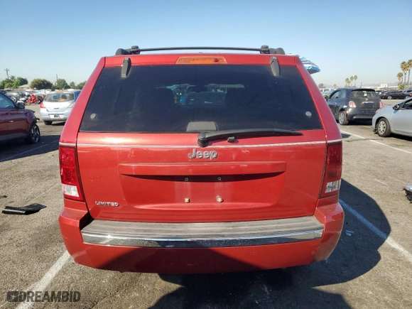 2006 Jeep Grand Cherokee Limited with VIN 1J4HS58N26C354369, listed as a Copart auction lot 75034974 with 155,689 mi miles and Salvage Title. Bid and sale history available at carsss.com. Image 6.