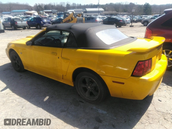 2003 Ford Mustang GT Deluxe with VIN 1FAFP45X93F305703, listed as a IAAI auction lot 41767835 with 173,111 mi miles. Bid and sale history available at carsss.com. Image 3.