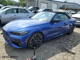 2023 BMW 4 Series M440i xDrive with VIN WBA63AT03PCM23132, listed as a Copart auction lot 60886203 with 1,340 mi miles. Bid and sale history available at carsss.com. Image 1.
