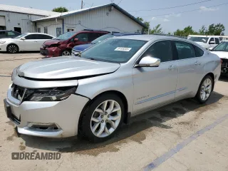 2017 Chevrolet Impala Premier with VIN 2G1145S36H9121204, listed as a Copart auction lot 59195085 with 120,776 mi miles and Salvage title. Bid and sale history available at DreamBid. Image 1.