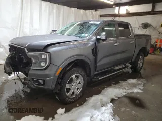 2024 Ford Ranger LARIAT with VIN 1FTER4KH7RLE16810, listed as a Copart auction lot 41364955 with 14,675 mi miles and Salvage Title. Bid and sale history available at carsss.com. Image 1.