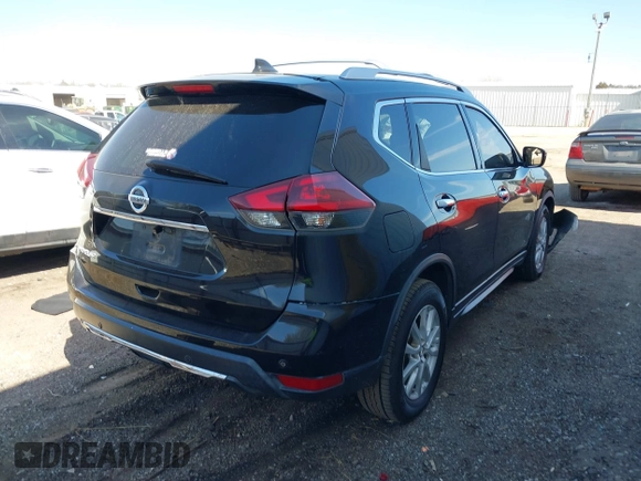 2019 Nissan Rogue SV with VIN KNMAT2MT4KP524855, listed as a IAAI auction lot 41787792 with 141,650 mi miles and . Bid and sale history available at carsss.com. Image 4.