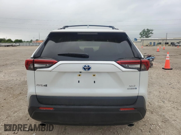 2024 Toyota RAV4 Hybrid XLE Premium with VIN JTMB6RFV6RJ054408, listed as a Copart auction lot 52120745 with 2,961 mi miles and Salvage Title. Bid and sale history available at DreamBid. Image 6.