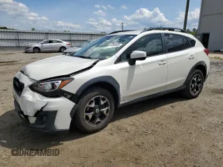 2018 Subaru Crosstrek Premium z VIN JF2GTADC0J8340110, wystawiony jako Copart lot #55060035 z przebiegiem 46 797 mil mil oraz Szkody całkowita. Historia ofert i sprzedaży dostępna na DreamBid. Obrazek 1.