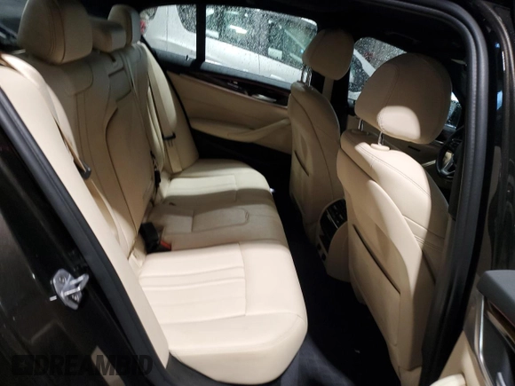 2019 BMW 5 Series 540i xDrive with VIN WBAJE7C54KWD55016, listed as a Copart auction lot 56281805 with 49,623 mi miles and Salvage title. Bid and sale history available at DreamBid. Image 10.