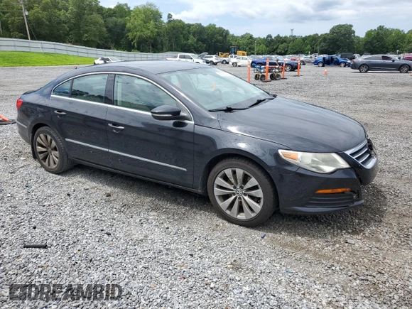 2012 Volkswagen CC Sport PZEV with VIN WVWMP7AN8CE506148, listed as a Copart auction lot 65390324 with 110,756 mi miles and Salvage Title. Bid and sale history available at carsss.com. Image 4.