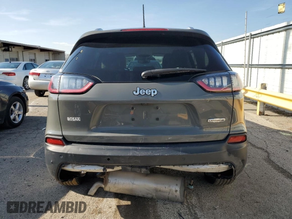 2021 Jeep Cherokee Latitude Plus with VIN 1C4PJLLB9MD116340, listed as a Copart auction lot 50639605 with 60,700 mi miles and Salvage title. Bid and sale history available at DreamBid. Image 6.