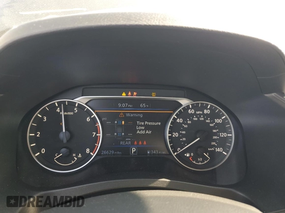 2024 Nissan Altima SV with VIN 1N4BL4DV0RN395588, listed as a Copart auction lot 60116355 with 26,629 mi miles and Salvage title. Bid and sale history available at DreamBid. Image 9.