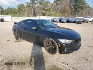 2017 BMW 4 Series 440i with VIN WBA4P1C55HK522422, listed as a Copart auction lot 44524845 with 94,145 mi miles and Salvage Title. Bid and sale history available at carsss.com. Image 4.