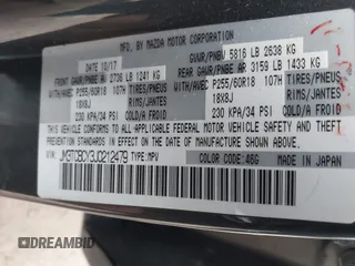 2018 Mazda CX-9 Touring with VIN JM3TCBCY3J0212479, listed as a IAAI auction lot 41737024 with 128,552 mi miles and . Bid and sale history available at DreamBid. Image 9.
