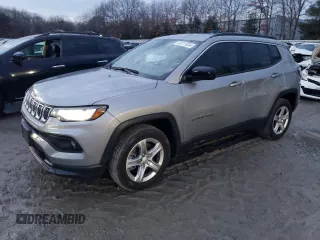 2023 Jeep Compass Latitude with VIN 3C4NJDBN5PT551685, listed as a Copart auction lot 85771934 with 16,410 mi miles and Salvage Title. Bid and sale history available at carsss.com. Image 1.