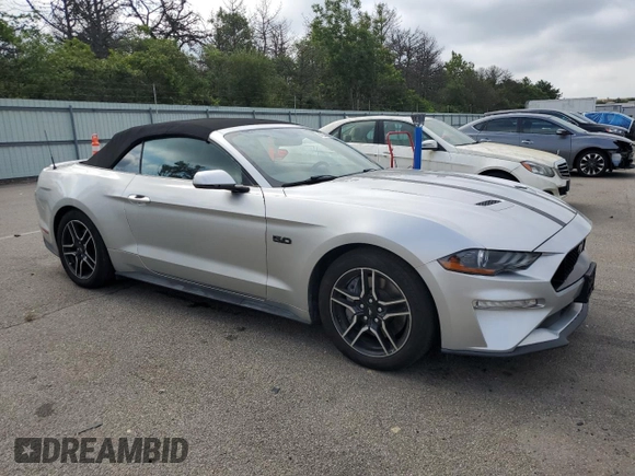 2019 Ford Mustang GT Premium with VIN 1FATP8FF1K5126110, listed as a Copart auction lot 64221625 with 69,679 mi miles and Clean title. Bid and sale history available at DreamBid. Image 4.
