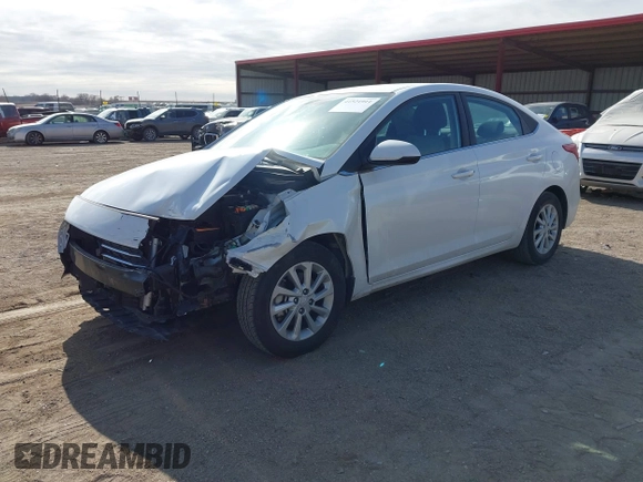 2022 Hyundai Accent SE with VIN 3KPC24A60NE190169, listed as a IAAI auction lot 41521911 with 22,089 mi miles and . Bid and sale history available at carsss.com. Image 19.