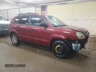 2009 Hyundai Tucson GLS with VIN KM8JM12B99U002621, listed as a Copart auction lot 72381084 with 183,797 mi miles and Clean Title. Bid and sale history available at carsss.com. Image 4.