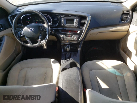 2012 Kia Optima Hybrid with VIN KNAGM4AD0C5020149, listed as a Copart auction lot 55837345 with 183,920 mi miles and Clean Title. Bid and sale history available at DreamBid. Image 8.