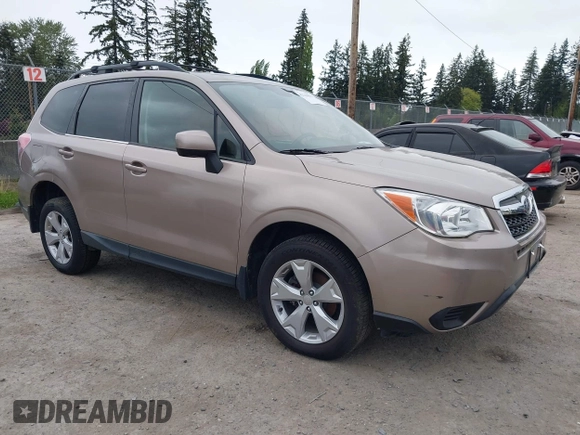 2015 Subaru Forester 2.5i Premium with VIN JF2SJAFC0FH559041, listed as a IAAI auction lot 42140633 with 126,513 mi miles. Bid and sale history available at carsss.com. Image 1.