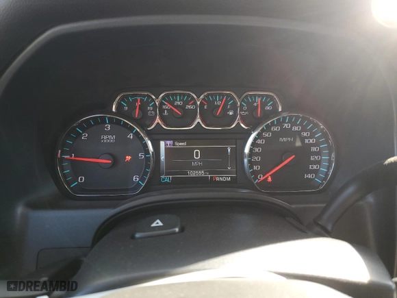 2016 Chevrolet Silverado 1500 LT with VIN 1GCVKREC0GZ309223, listed as a Copart auction lot 48762445 with 102,555 mi miles and Salvage Title. Bid and sale history available at carsss.com. Image 9.